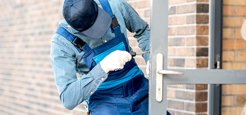 Pivot Storefront Door Locks Installation in Tulare, California